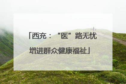 西充：“医”路无忧 增进群众健康福祉