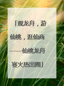 观龙舟，游仙桃，逛仙商——仙桃龙舟赛火热出圈