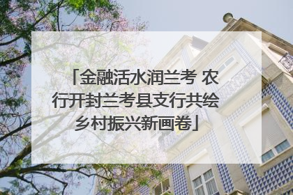 金融活水润兰考 农行开封兰考县支行共绘乡村振兴新画卷