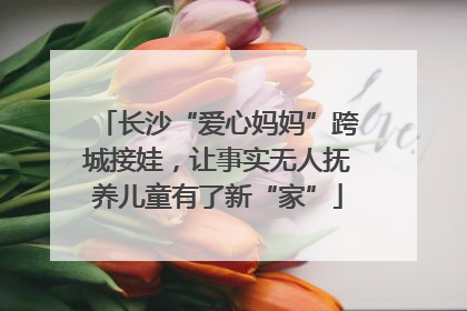 长沙“爱心妈妈”跨城接娃，让事实无人抚养儿童有了新“家”