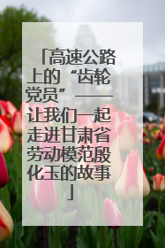 高速公路上的“齿轮党员”——让我们一起走进甘肃省劳动模范殷化玉的故事