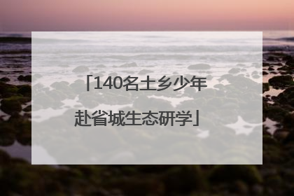 140名土乡少年赴省城生态研学