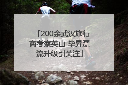 200余武汉旅行商考察英山 毕昇漂流升级引关注