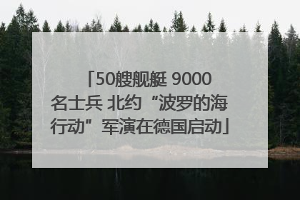 50艘舰艇 9000名士兵 北约“波罗的海行动”军演在德国启动